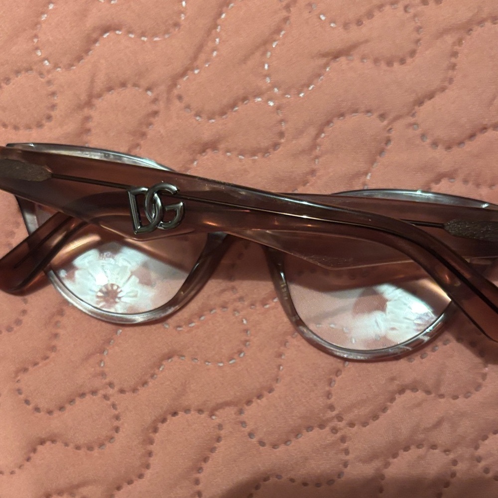 Dolce & Gabbana Tortoise Glasses with Black Case